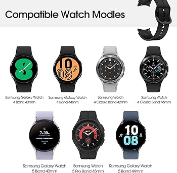 Amazon.co.jp: コンパチブル Samsung Galaxy Watch 5 バンド40mm 44mm