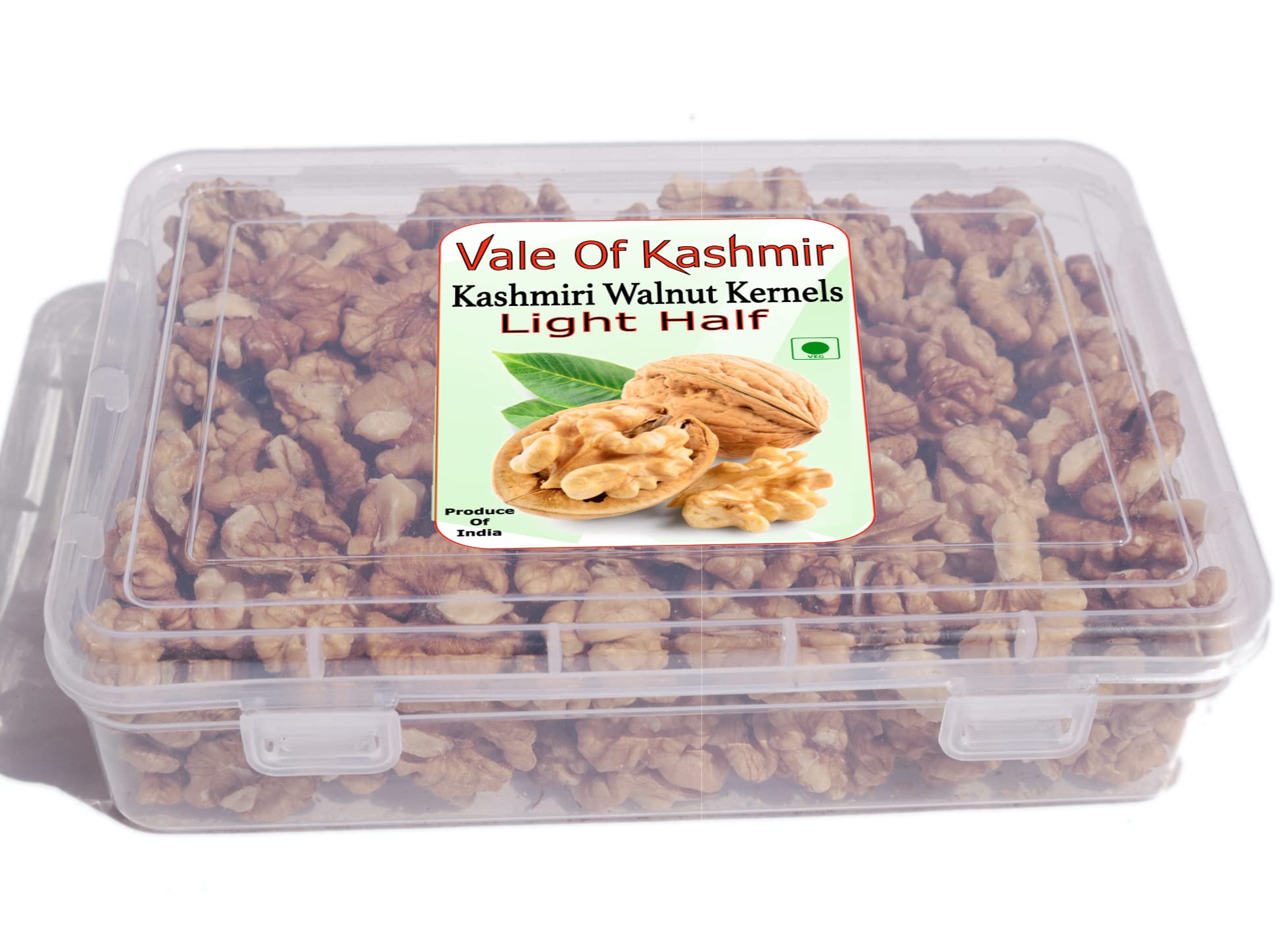 Vale Of Kashmir Fresh Kashmiri Walnut Kernels 500 Gram in Food Grade Self Lock Box Fresh Crop ( Without Shell ) | Akhrot Giri Magaz (B08K94ZG11) Amazon Price History, Amazon Price Tracker