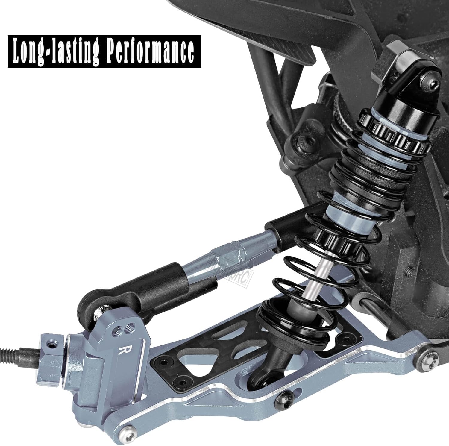 RC for 1/10 Slash 2WD,Slash 2WD VXL Upgrades Parts Shocks&Drive Shaft CVD&Front Rear Suspension A Arms&Caster Block&Steering Blocks&Rear Stub Axle Carriers&Turnbuckles Camber Link,Titanium