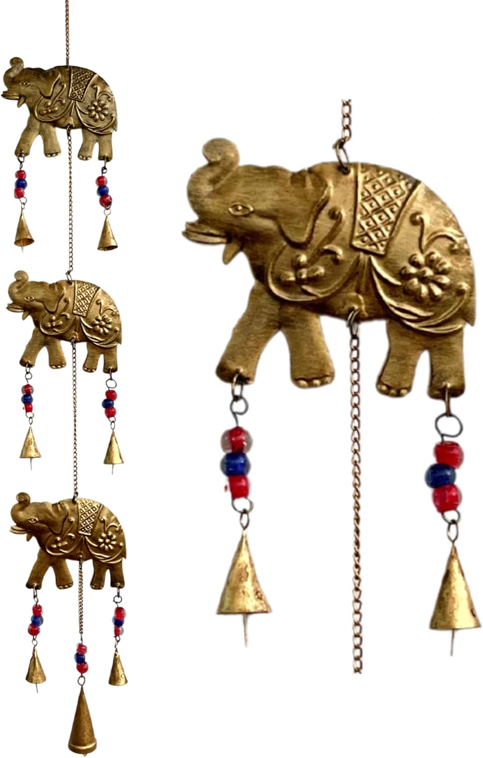 Mie Creations Elephant Wall Decor, Metal Elephant Wall Art