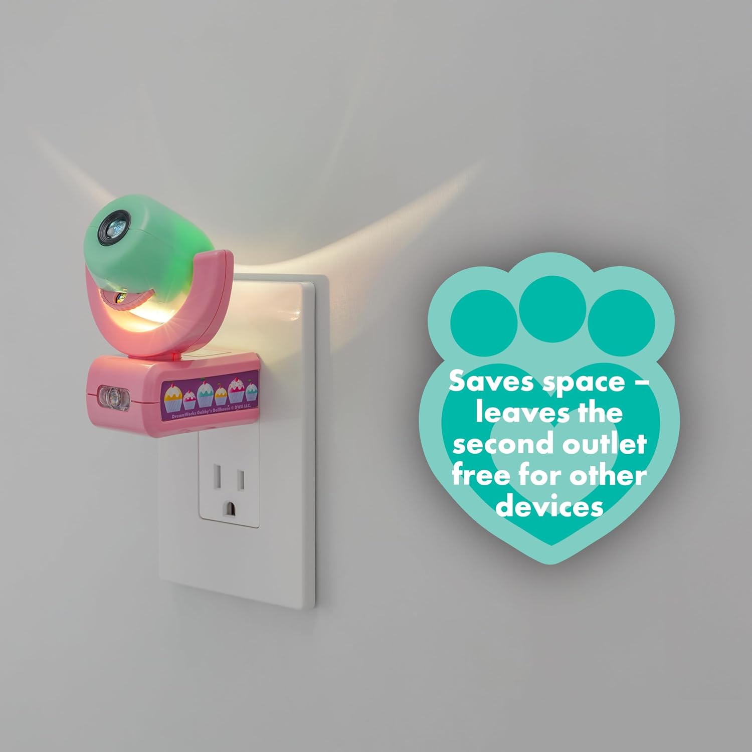 Projectables Gabby's Dollhouse Night Light with Dusk to Dawn Sensor image 5