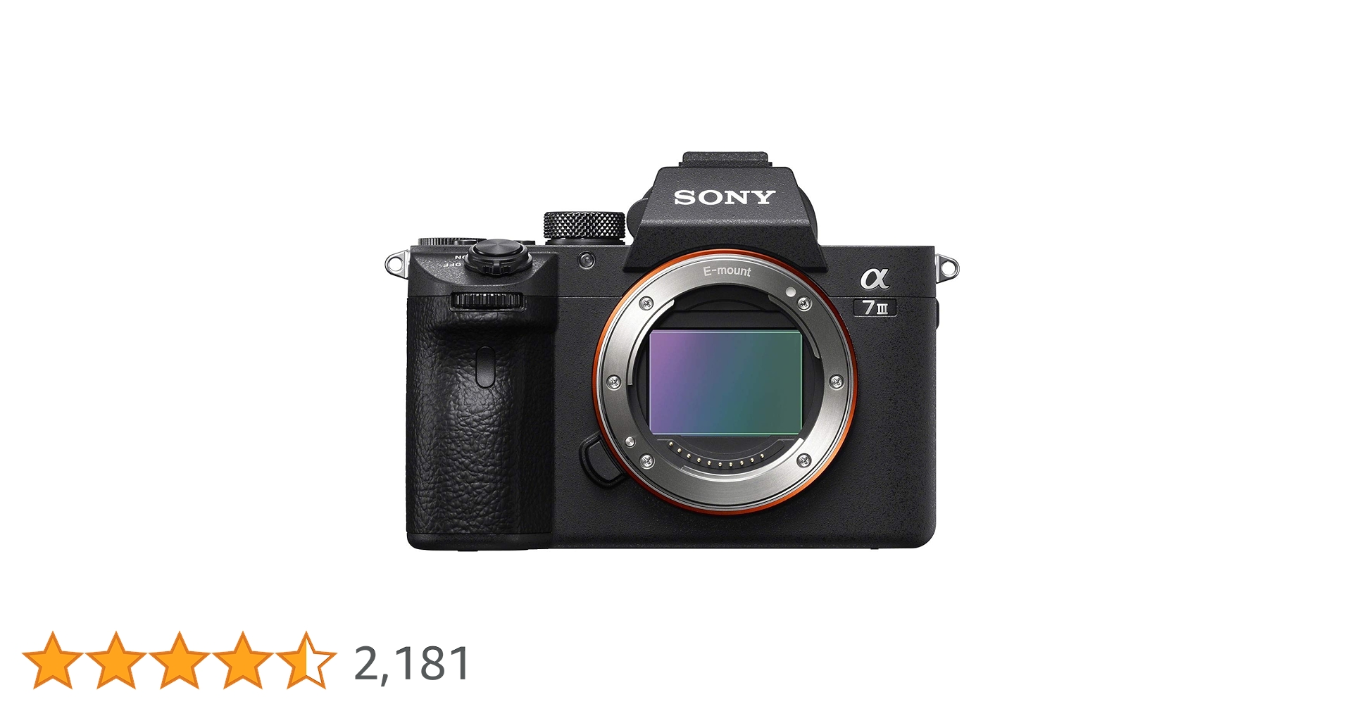Amazon | Sony a7 III Full-Frame Mirrorless Interchangeable-Lens
