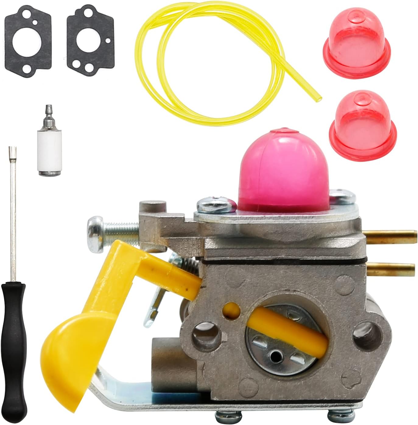 Carburetor with Carb Tool Kit 530071752 530071822 545081808 530071750 Replacement for Poulan