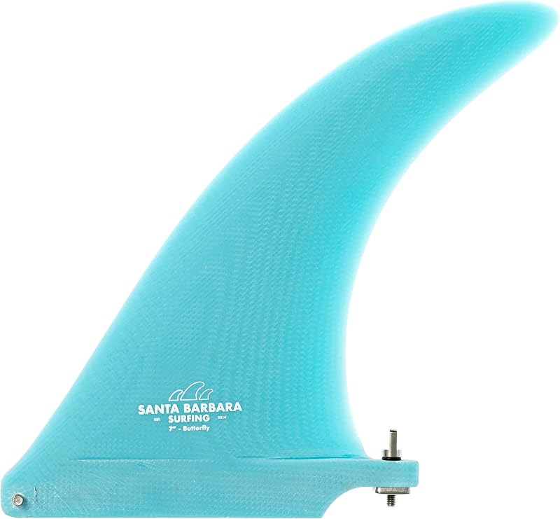Longboard de fibra de vidrio SBS con aleta única - Modelo mariposa (plantilla Greenough 4-A)