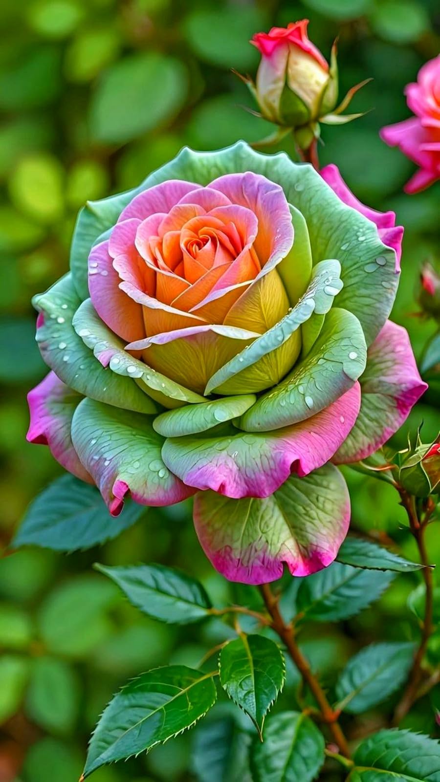 Rose for Planting, Strong Plants That Grow Well Mix, Golden Jade Carving,Rose Bulbs-5bulbs-m