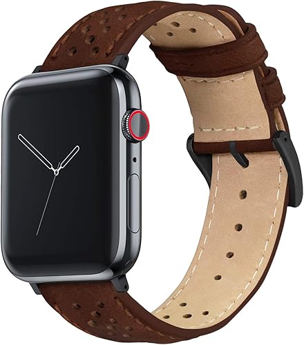 Miniatura 8 de BARTON Racing & Rally Horween - Correas de reloj de cuero con barras de resorte integradas de liberación rápida, compatibles con todos los modelos