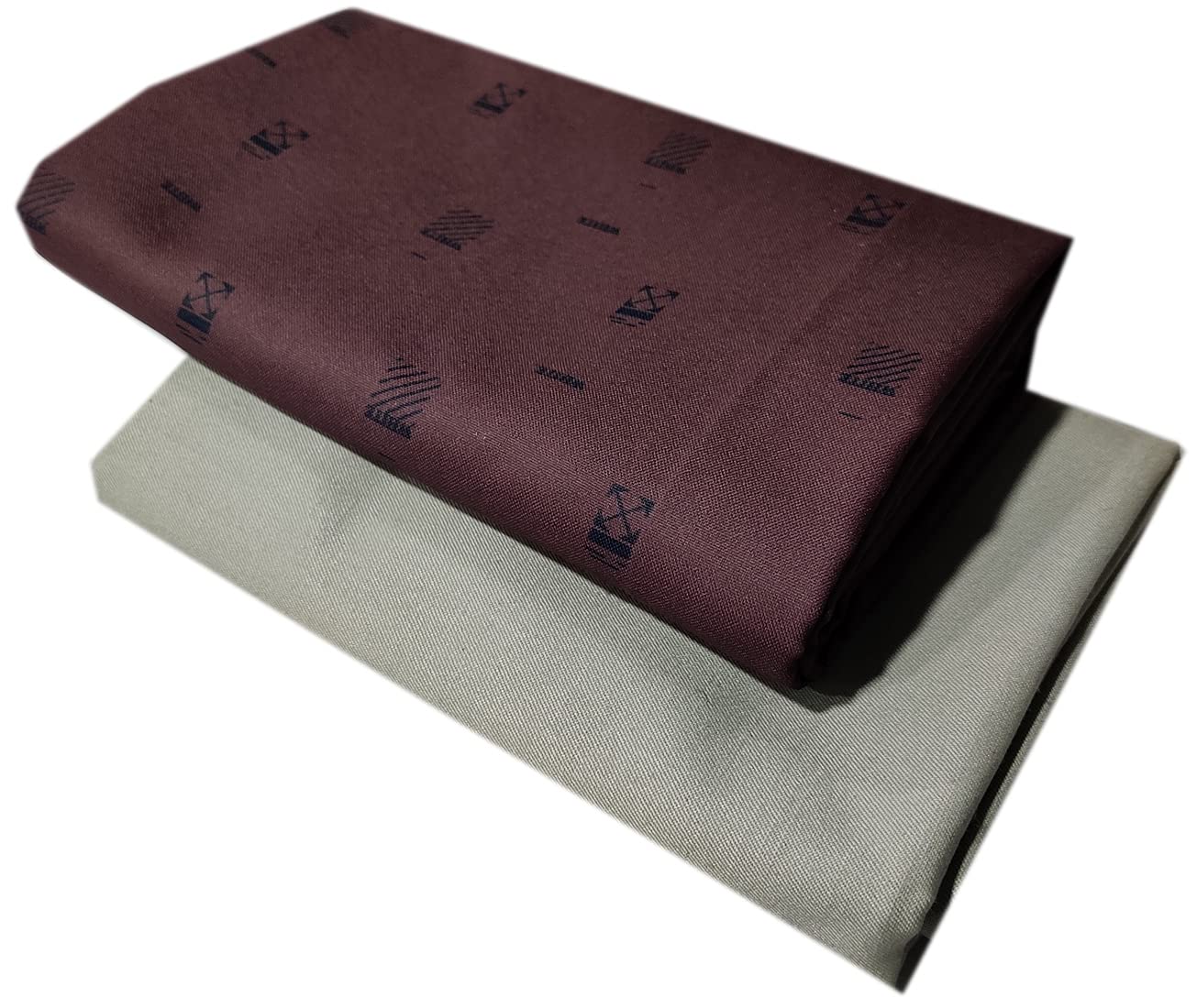 Men's Poly Cotton Shirt And Trouser Unstitched Fabrics Set (Multicolor_Freesize) 28-image-16