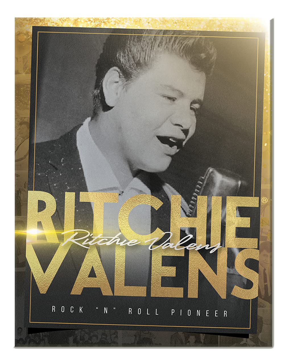 Desperate Enterprises Ritchie Valens Pioneer Tin Sign - Nostalgic Vintage Metal Wall Decor - Made in USA