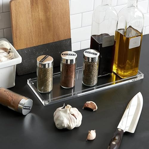 Miniatura 8 de Russell+Hazel - Bandeja de accesorios estrecha de bloque acrílico