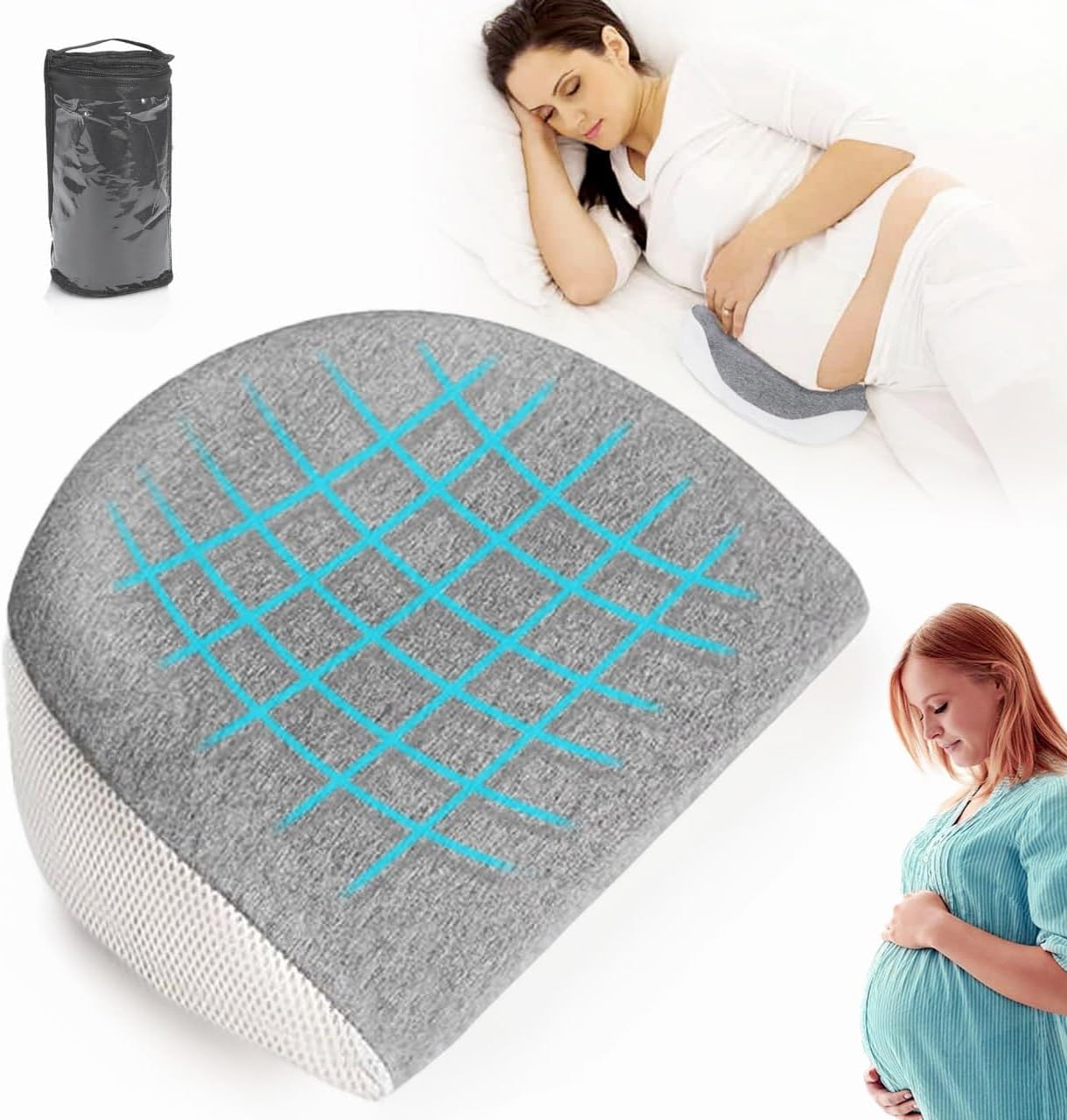 BHW Pregnancy Wedge Pillow for Sleeping Memory Foam V