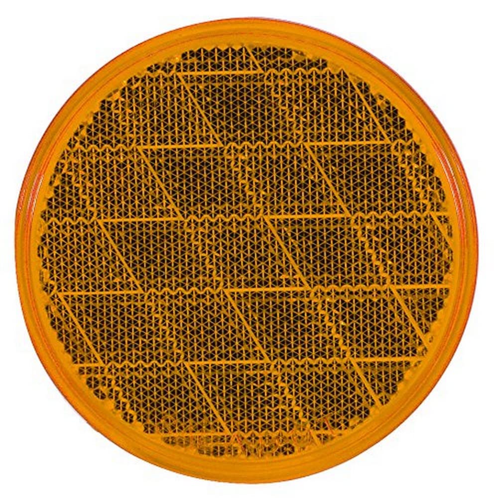 Optronics RE21ABP Amber 3" Round Reflector