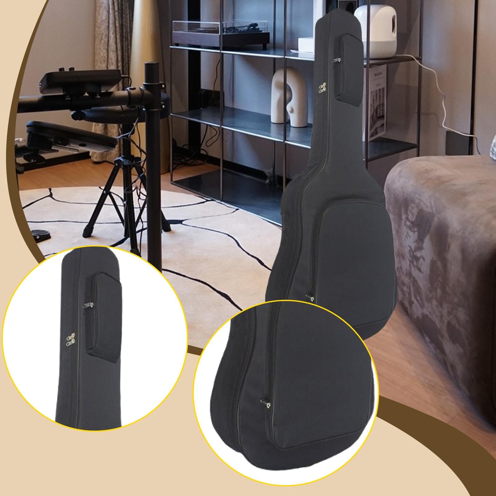 Funda para Guitarra Acústica De 38 Y 36 Pulgadas