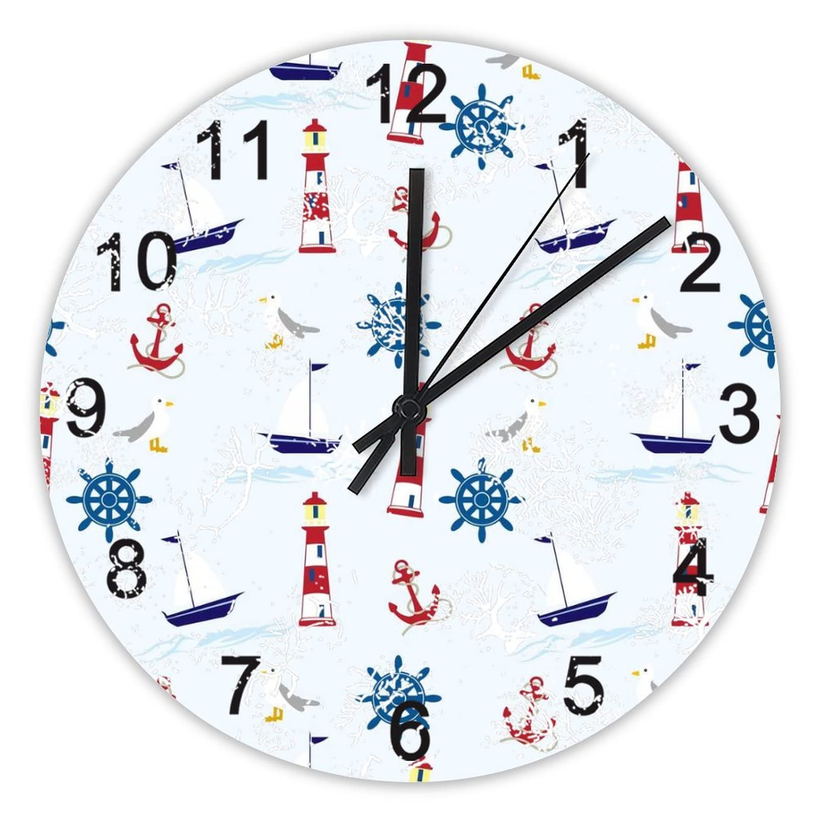 Horloge murale silencieuse sans tic-tac pour retrouver le sommeil