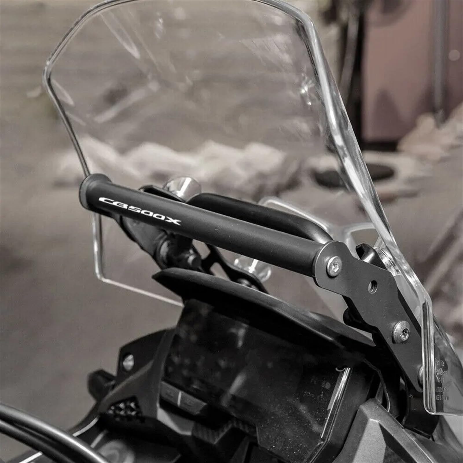 Support Telephone Velo pour CB500X 2016 – 2023, Upport De Plaque GPS/téléphone Intelligent, Accessoires De Moto Support Adaptable Telephone Moto Rotation(Taille:USB Combination C)