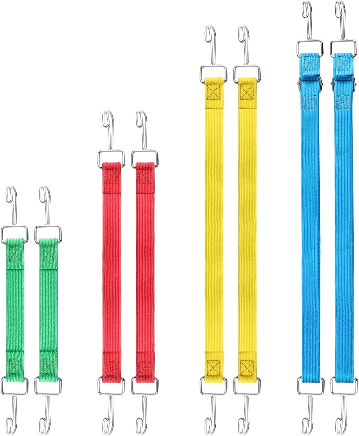 Spanngummi mit Haken, Gelanty 8PCS Expander mit Haken, Extra Starke