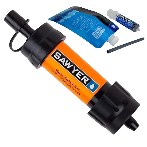 Sawyer Products SP103 MINI - Sistema de filtración de agua, individual, color naranja