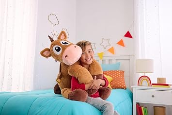 Mattel Disney and Pixar Toy Story 5 Bullseye 24-in Plush Toy | Oversized, Ginormous Plush Horse, Soft Touch, Oversized Stylized Stuffed Animal Doll