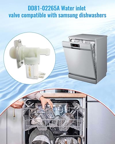 Miniatura 4 de Válvula de agua para lavavajillas DD81-02265A actualizada para reemplazar 6740000046A 10A50100 apto para lavavajillas Samsung DW80M2020US