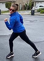 Vista 3 de Baleaf - Chaquetas impermeables para mujer, cortavientos reflectantes, plegables, ligeras, para correr, ciclismo, con capucha