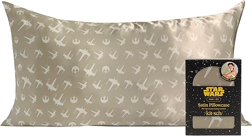 Vista 139 de Kitsch x Elf - Funda de almohada de satén con cremallera de tamaño queen/estándar, para el cabello y la piel, funda más suave que la seda, lavable a