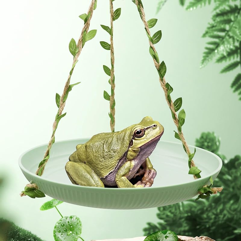 Balanço para Terrário de Plástico com Ventosa Neeenn, para Répteis, Anfíbios e Pequenos Animais