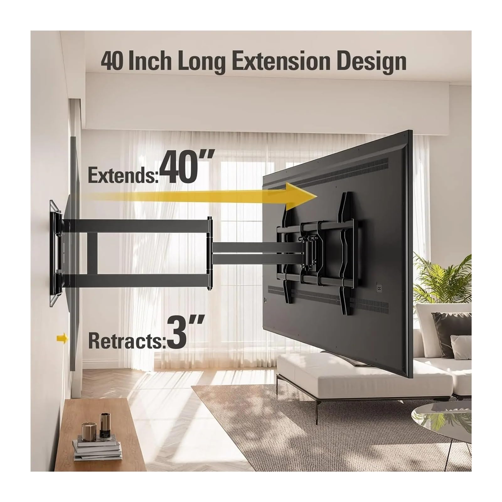 Soporte De Pared For TV De Brazo Largo