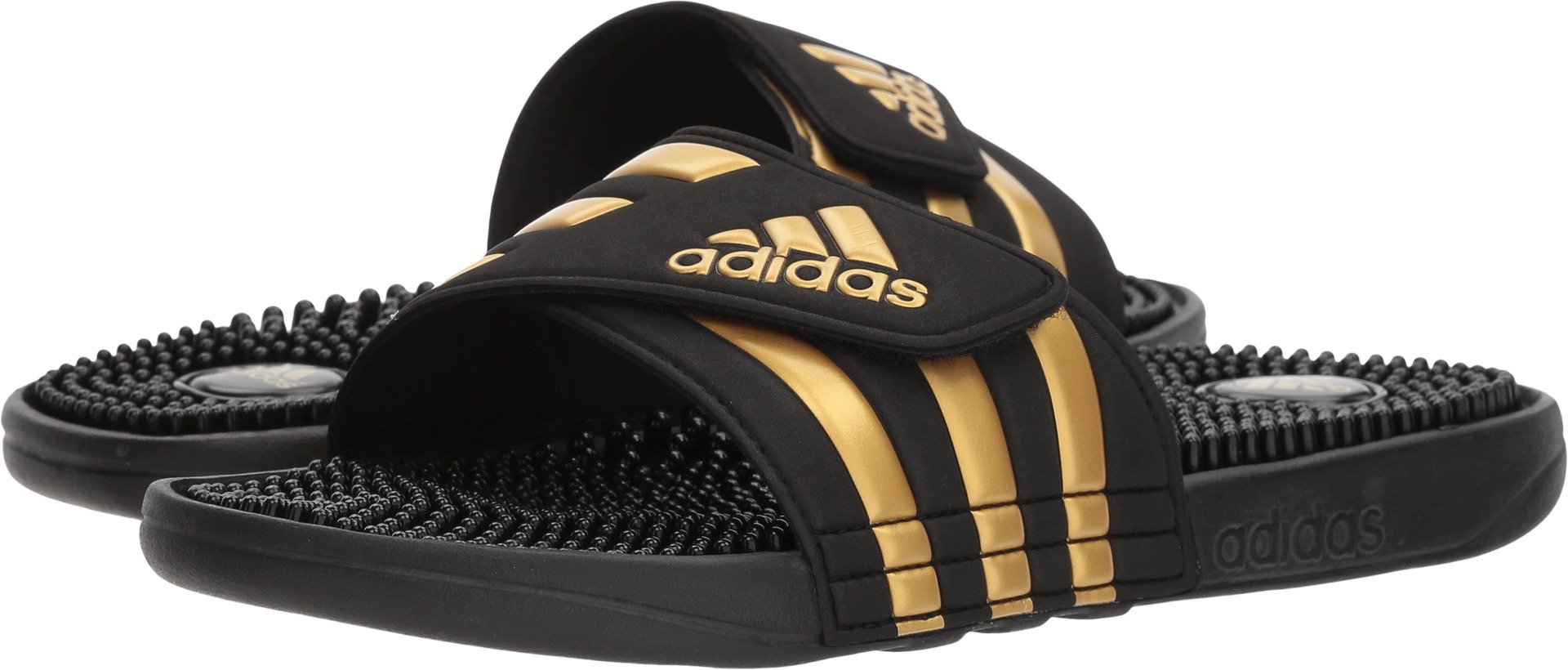 Flip Flops Adissage Gold Adidas Mens Adissage Slide Sandal