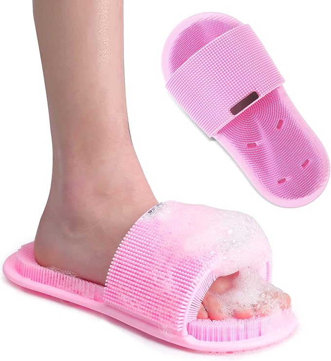 BNG Foot Cleaner for Shower Feet Scrubber Massager Silicone Foot