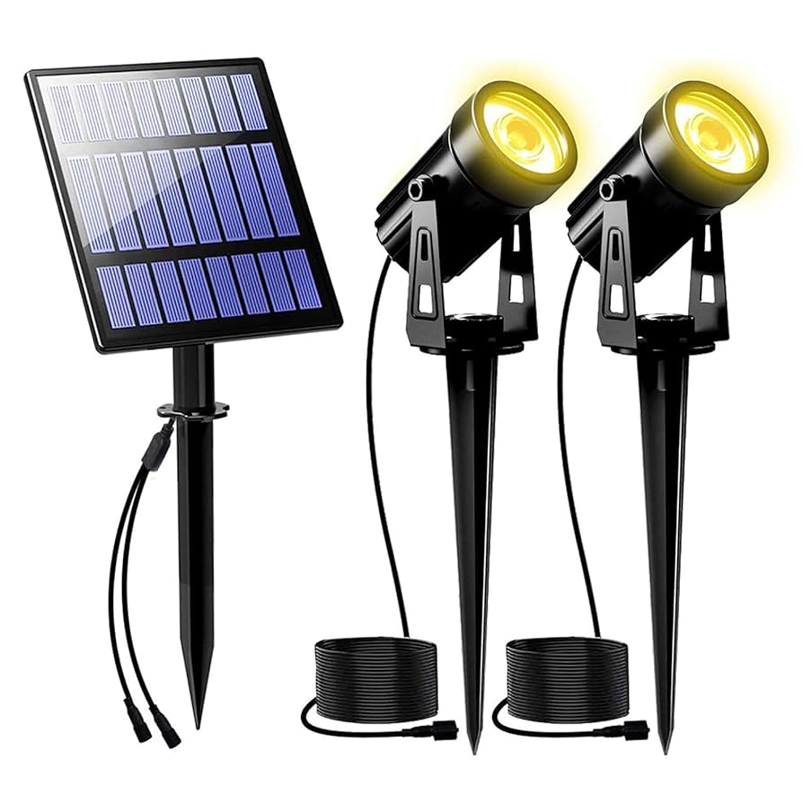 T-SUNUS Halloween 2W Solar Landscape Spotlights Warm White