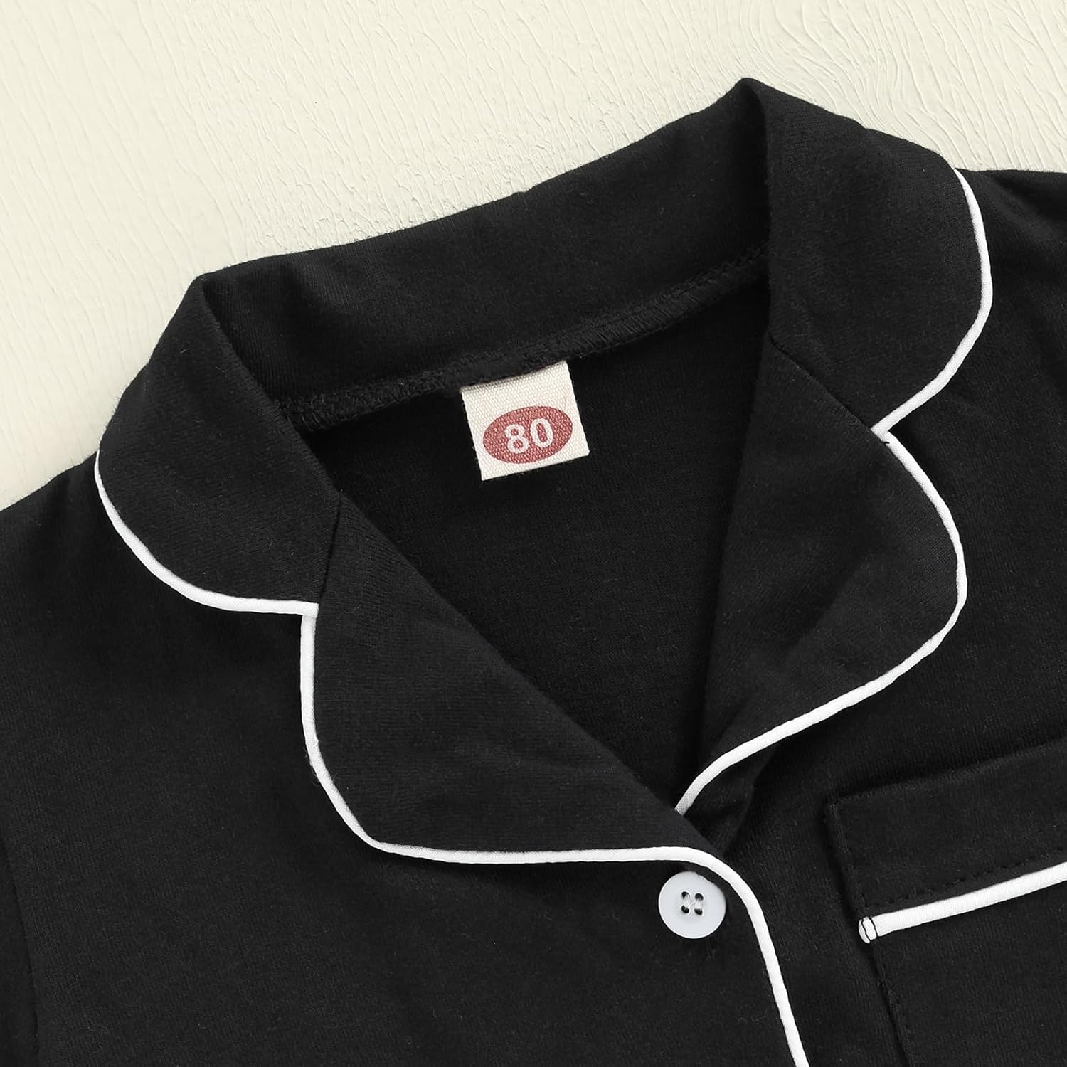 Balaflyie Toddler Baby Pajama Set Boy Girl Button Down Sleepwear Short Sleeve Shirt&Shorts Cotton Jammies Kids Lounge Sets - Image 4