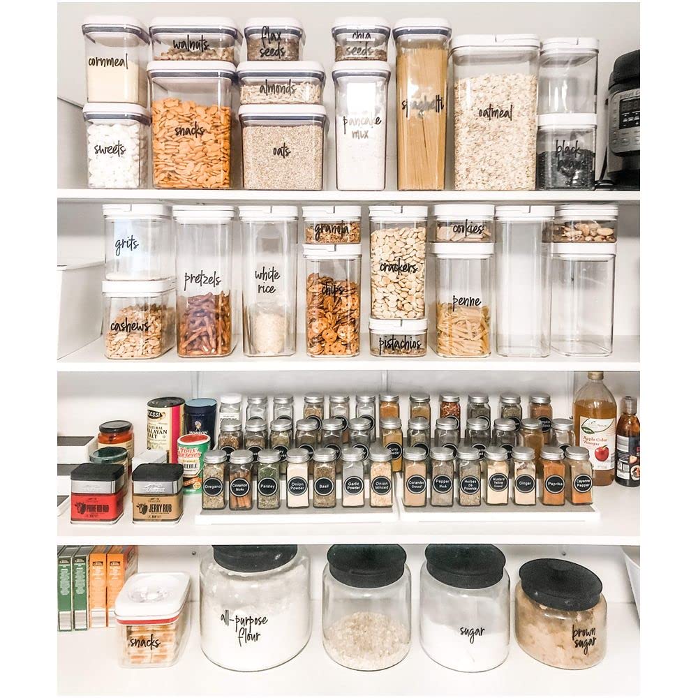 Talented Kitchen 158 Script Pantry & Fridge Labels Supplementary