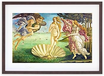 Amazon.co.jp: 版画 絵画 名画 ヴィーナスの誕生＜本人による複製