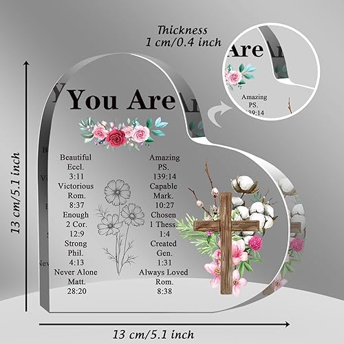 Miniatura 2 de Regalos cristianos, regalos religiosos inspiradores con versículo de la Biblia, regalos de aliento espiritual, regalo de escritura religiosa para