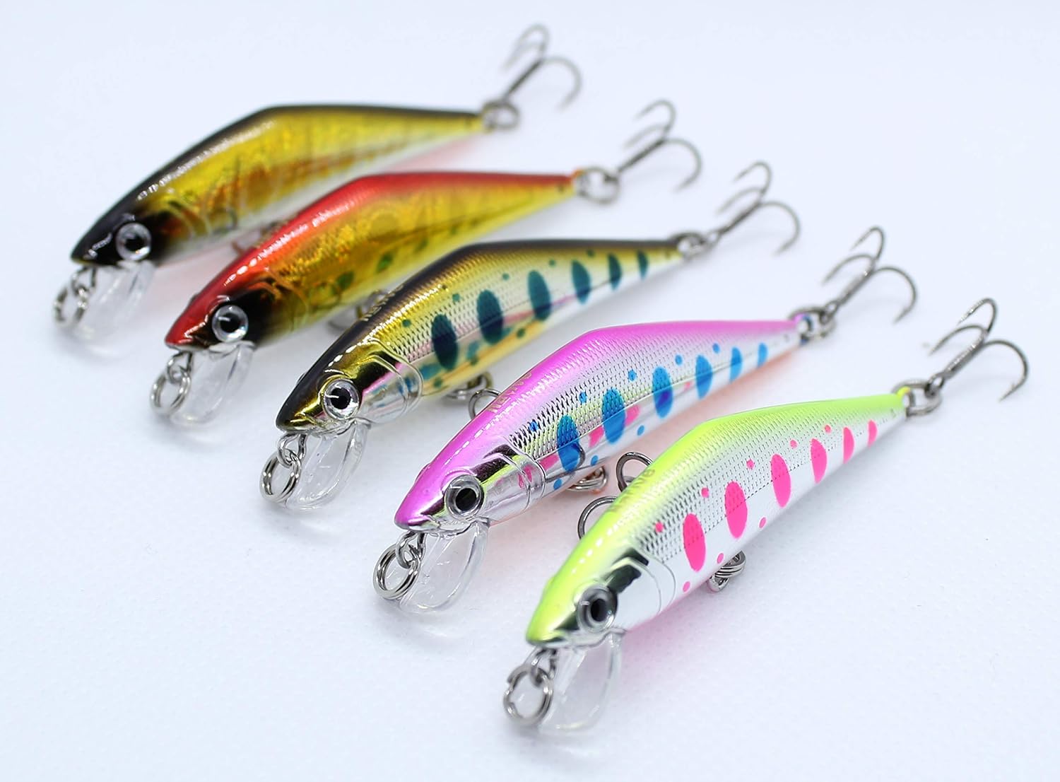 Amazon Native ヘビーシンキングミノー58mm 5 7g 高実績5色セット タングステン 渓流 源流でのヤマメ イワナ ニジマス狙いに ノーブランド品 スポーツ アウトドア