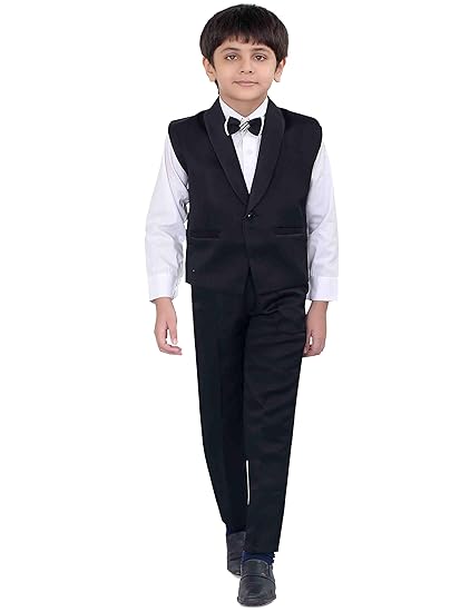 Black pant white shirt black koti Clearance