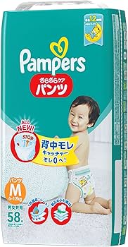 Amazon | パンパース 【パンツ Mサイズ】 オムツ さらさらケア (6~12kg