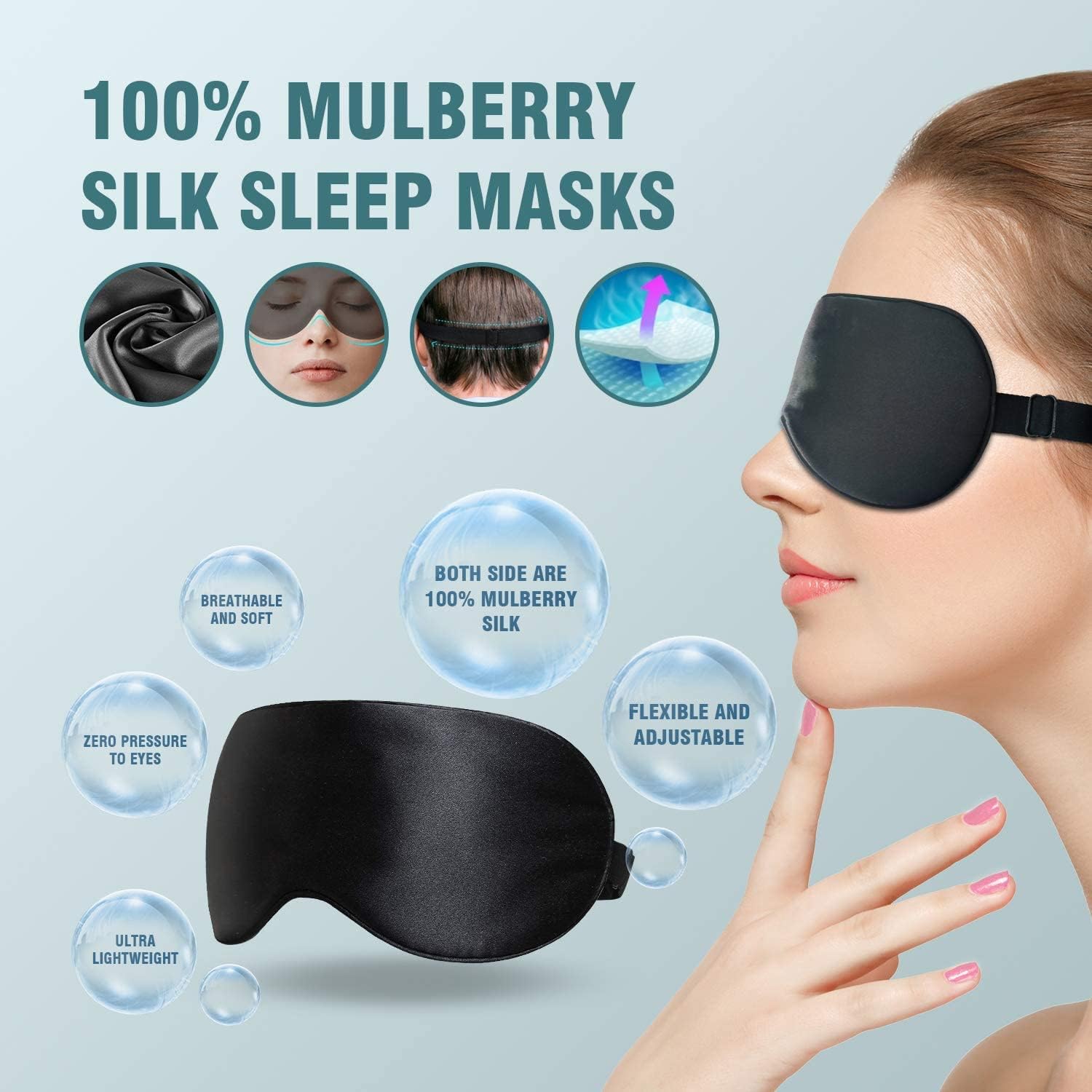 Cooling Eye Mask Reusable Mask for Puffy Eyes,Eye Ice Pack Eye Mask with Soft Plush Backing for Dark Circles, Stress Relief, Sleeping — Amazon image 4