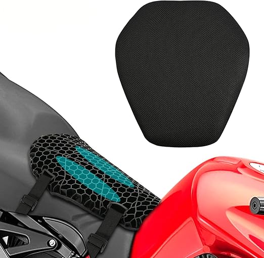 Yuroochii Universal Motorcycle Gel Seat Cushion, Motorcycle