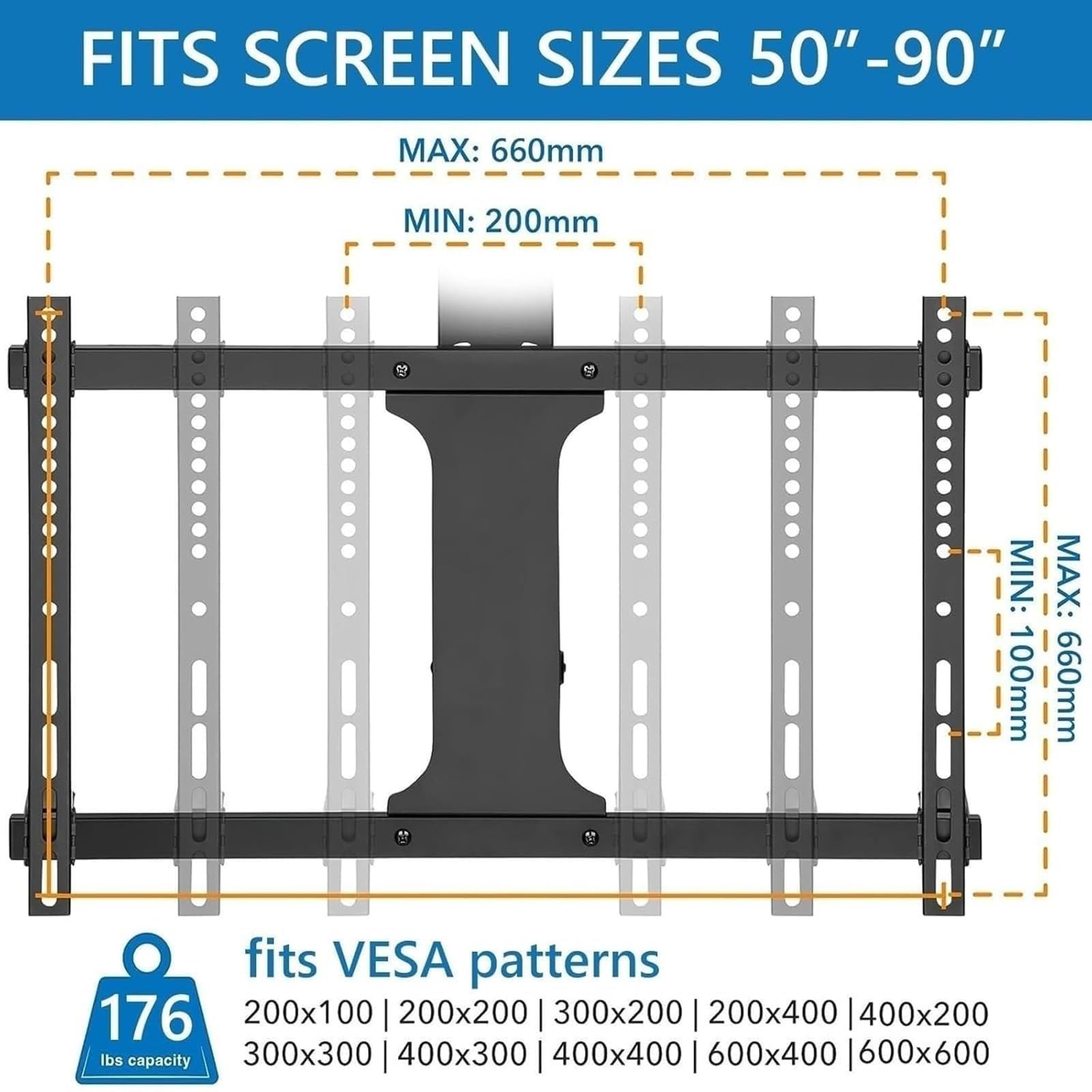 Supporto TV - Soffitto motorizzato - Supporto TV a Parete motorizzato a soffitto, Ribaltabile da 0 a 85°, Sollevatore TV a Scomparsa, Supporto TV a soffitto motorizzato