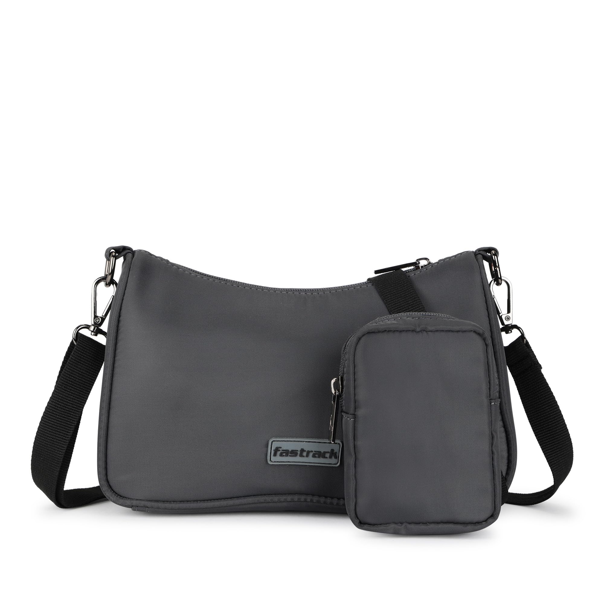 Crossbody Sling Bag with Detachable Pouch for Girls | Stylish Sling Bag for Ladies, Women, Girls | Trendy Everyday Usage Bag Made of Nylon-image-38