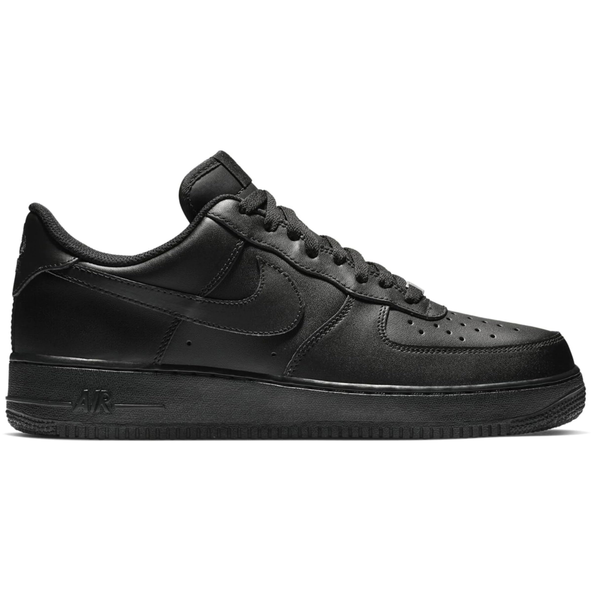 Nike Air Force 1 '07 Men's Shoes (CW2288-001, Black/Black) Size 4