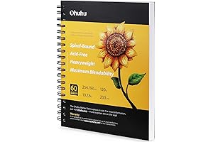 Ohuhu Marker Pad - Premium Art Sketchbook (7.6"x10") with 120 LB/200 GSM...