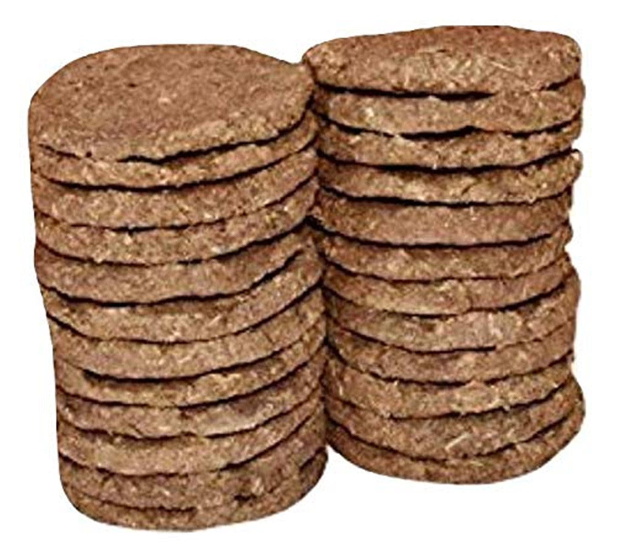 GREEN ISLAND Pure Home Made Cow Manure's Dung Cake Gobar upla (Approximately 17 cm Diameter) Set of 20 Pcs