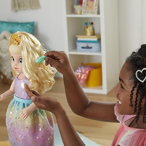 Miniatura 6 de Baby Alive Big Princess Ellie Muñeca de 18 pulgadas (17.7 in) Baby Growing Princess Hablando en InglésEspañol Muñeca para edades de 3 años en