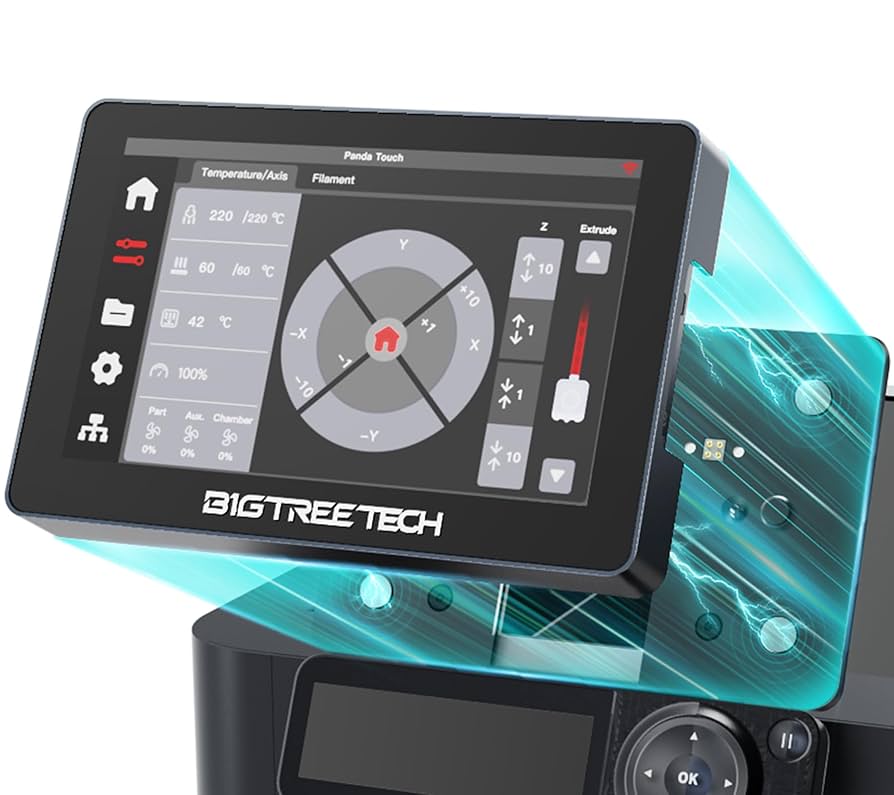 BIGTREETECH Panda Touch タッチスクリーンディスプレイ２個 Bigtreetech-タッチスクリーン付きワイヤレスpanda,マルチ