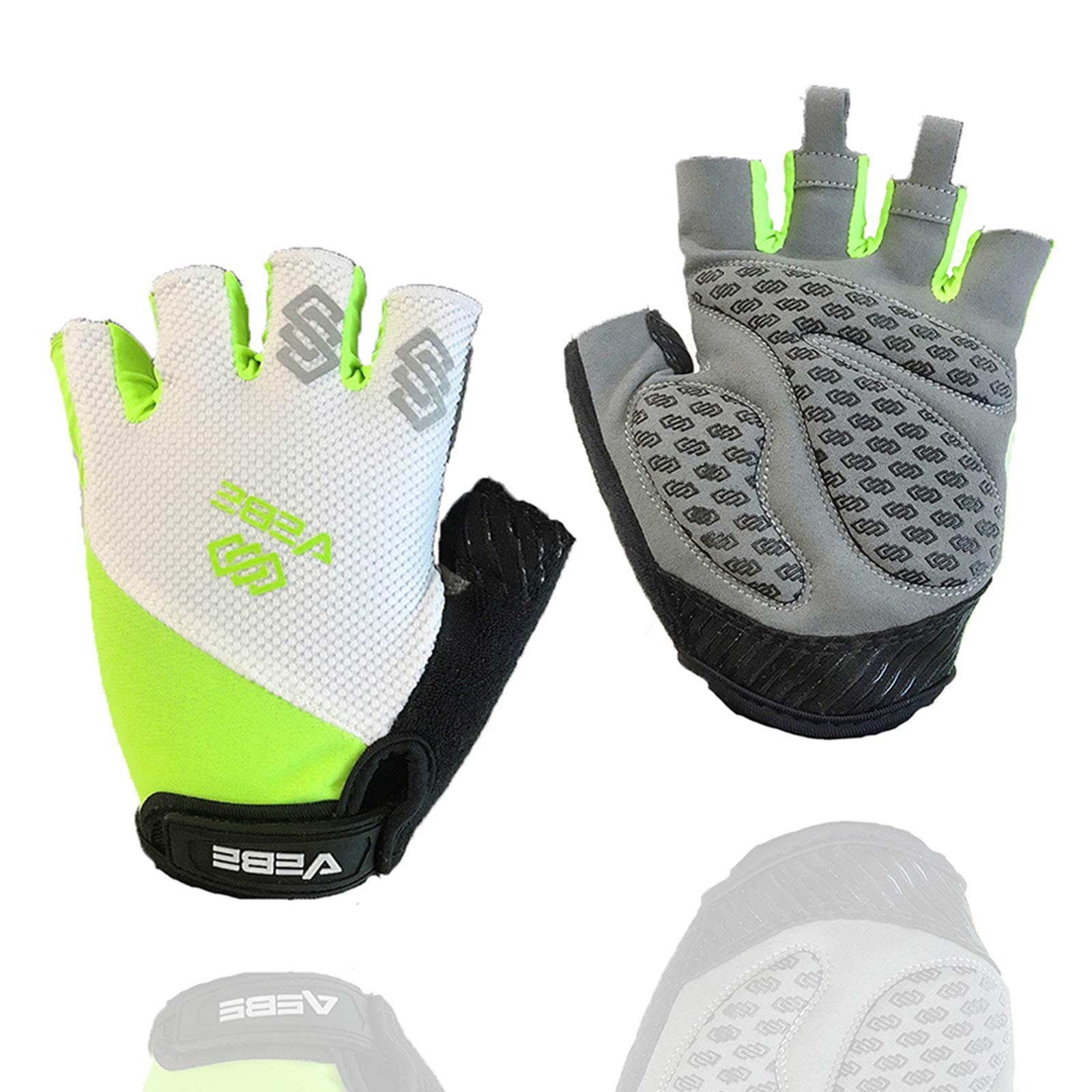 VEBEMen & Women Cycling Gloves Mountain Bike Gloves - Breathable Shock Absorbing Bicycle Gloves with 5MM Pad