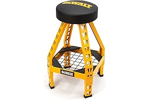 DXSTAH025: Enhanced Workspace Efficiency with the DEWALT Swivel Shop Stool