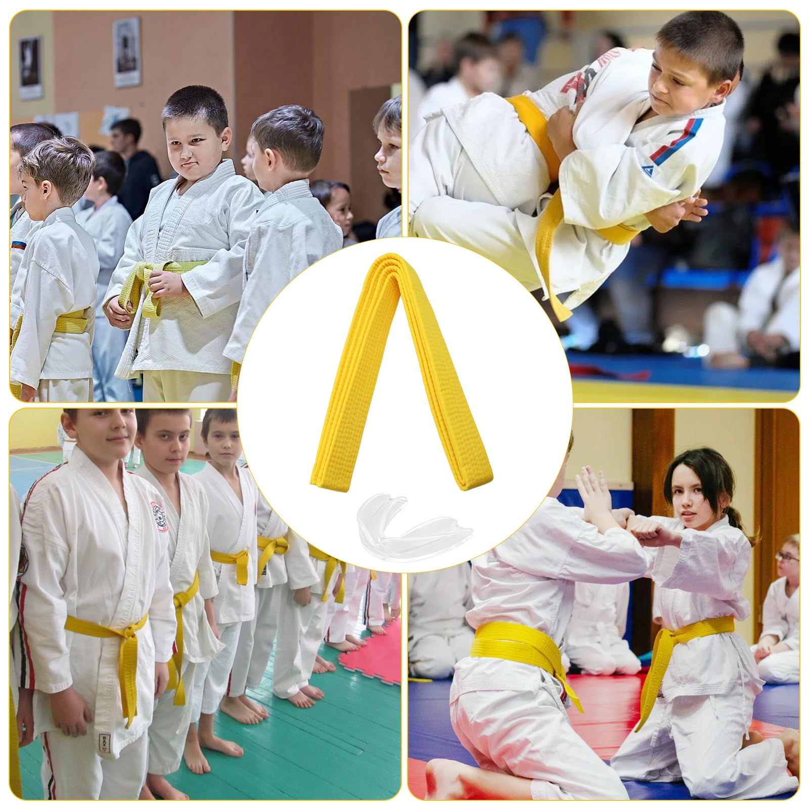 260cm Cinturones de Judo de Karate para Artes Marciales Karate Judo algodón Taekwondo cinturón Profesional de Karate Aikido para niños y Adultos cinturón de Artes Marciales