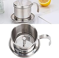 Vista 5 de Pour Over Coffee Maker,Coffee Filter Drip Maker,Vietnamese Coffee Maker Portable 200ml Thickened 304 Stainless Steel Coffee Drip Filter Maker for