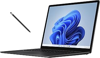 Microsoft Surface Laptop 4, 13.5" Touchsceen, Intel i7-1185G7, 4-core up tp 4.20 GHz, Intel Iris Xe Graphics, Backlit, 16GB DDR4 RAM, 512GB PCIe SSD, Windows 11, Matte Black, with MTC Stylus Pen